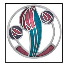 BROOCH MACK ROSE + TULIP